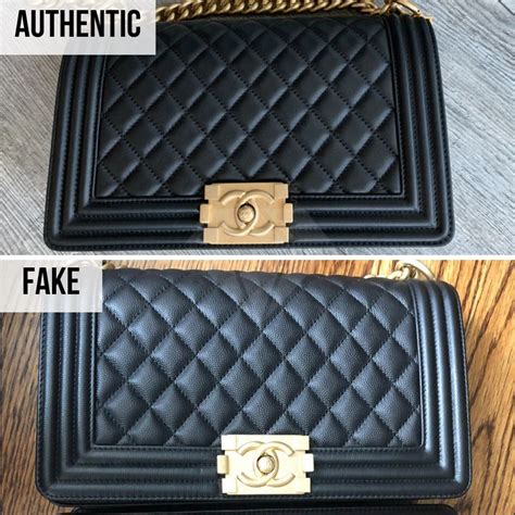 chanel le boy bag gold hardware real vs fake|chanel boys bag.